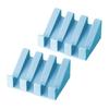 2 Pieces Bathroom Soap Dish Box, Drainage Tray, Box Case Stand Holder,