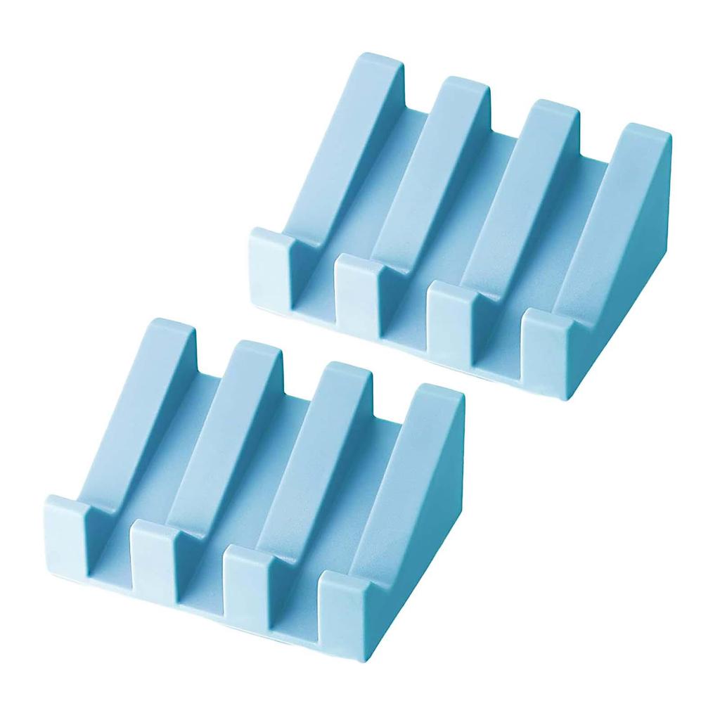 2 Pieces Bathroom Soap Dish Box, Drainage Tray, Box Case Stand Holder,