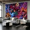 Demon Slayer Series Wall Tapestry Aesthetic Wall Hanging Printed Fabric Blanket Decorative Tapestries for Bedroom Living Room Home Decor