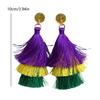 Fashion Carnival Earrings Bohemian Colorful Dangle Drop Earrings Brazilian Sambas Dancer Ear Accessories Pendant Earrings