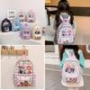 Adorable Kids Backpack Cute Cartoon Design Lightweight Nylon School Bag For Boys And Girls