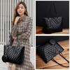Fashion High Capacity Pattern Bag Large Simple Bucket Designer Tote Bag Brand Shoulder Bag Shopper Spring Autumn Women'S Bag