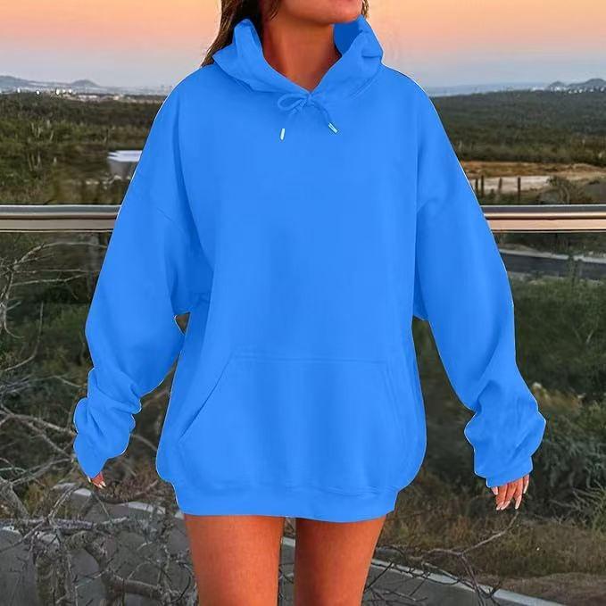 2024 Unisex Drop Shoulder Hooded Sweatshirt for All Seasons