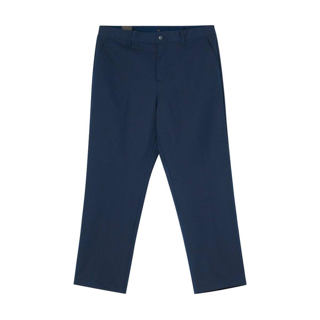 Adidas Casual Pants Men's Navy Blue Moderate Straight Fit Pants