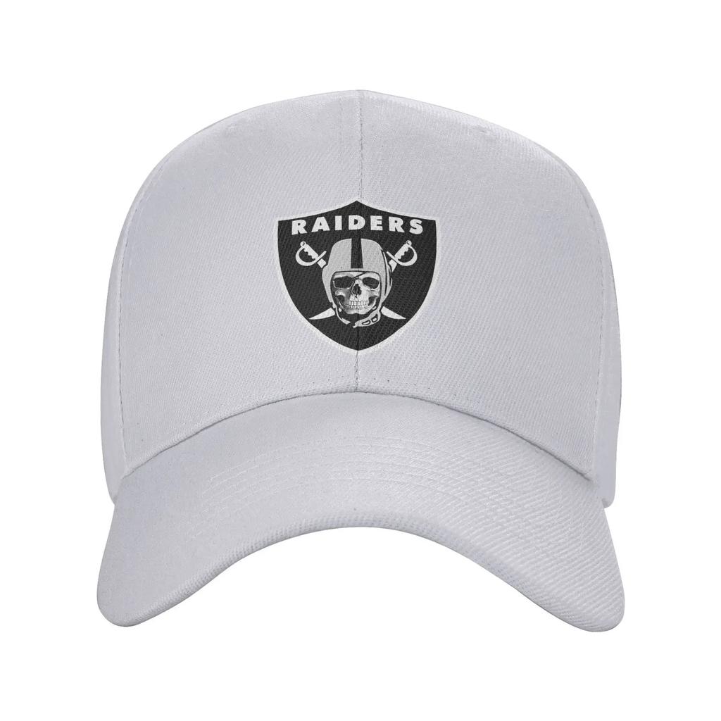 Raider Skull Logo Baseball Caps Vintage  Trucker Hat For Unisex Women Adjustable Casual Headwear