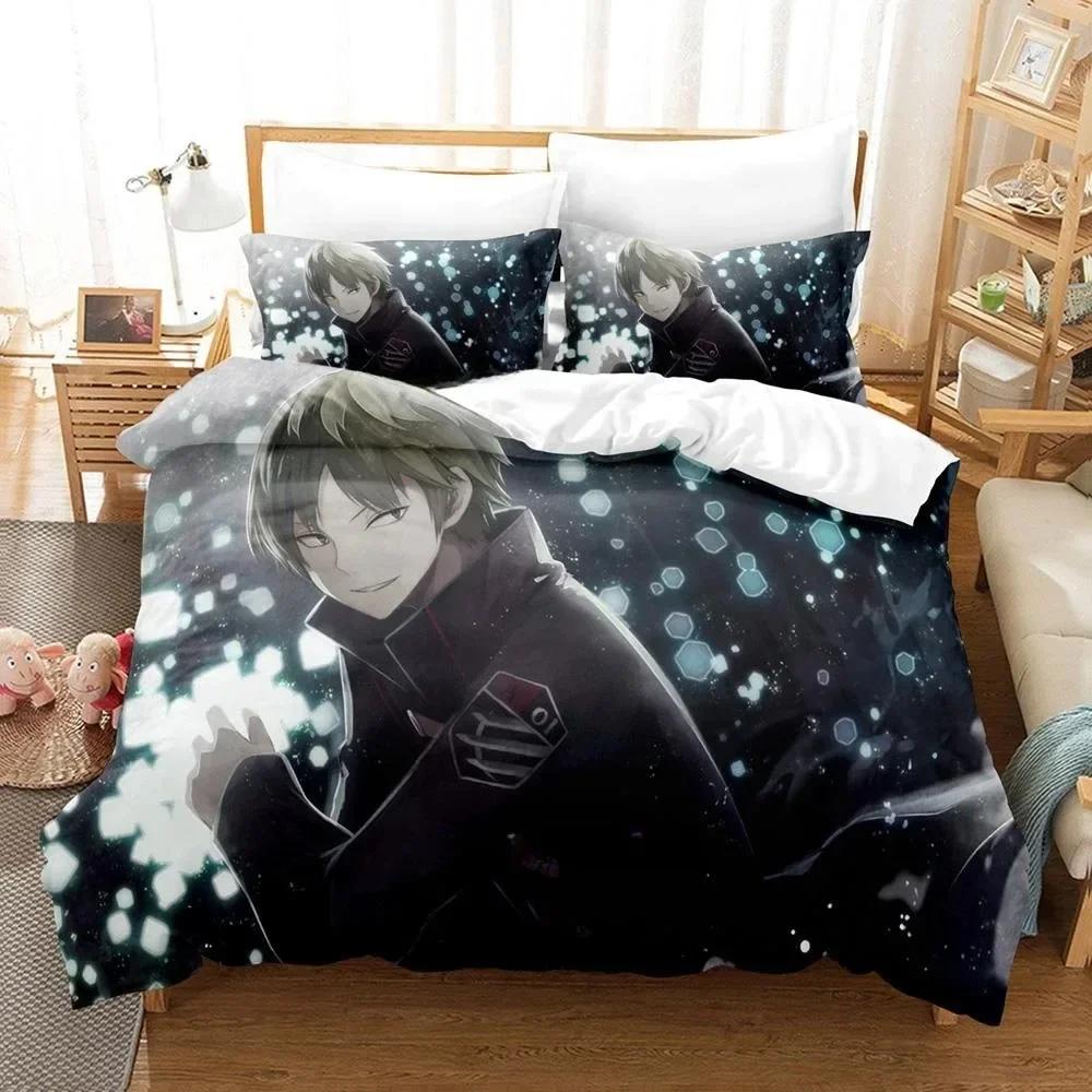 3D Anime World Trigger Bedding Set Printed With Pillowcase Bed Duvet Cover Soft Single Double Queen Super King Size Home Textile