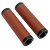 Fahrradgriffe Stoßfest Rutschfest Weiche Faserleder Lenkergriffe mit Endkappen für Mountain