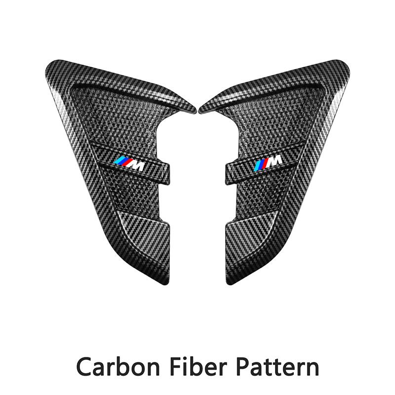 2Pcs Car Shark Gills Sticker Side Fender Vent Modified Hood Air Outlet Sticker For BMW M X1 X2 X3 X4 X5 X6 3 5 M2 M3 M4 M5 M6 M7 FY3