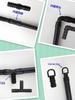 Complete Set of Barbed Pipe Fittings: Drip Irrigation Connectors Direct Elbow Tee Plug for 16/20/25mm Pipes