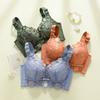 Embroidered Bra for Women Gathering and Collecting Accessory Bras Adjustable Bra Without Steel Rings
