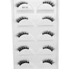 New 5 Pairs Natural 3D False Eyelashes Makeup Mink Eyelash Fake Eye Lashes Faux Cils Make Up Beauty Maquillaje Tools H13 Cat