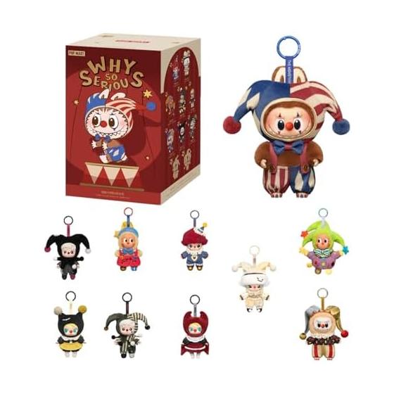 [Genuine product / 1 piece / WHY SO SERIOUS] POP MART WHY SO SERIOUS series stuffed toy pendant Lovebu Why So Serious Energy POP MART Keychain