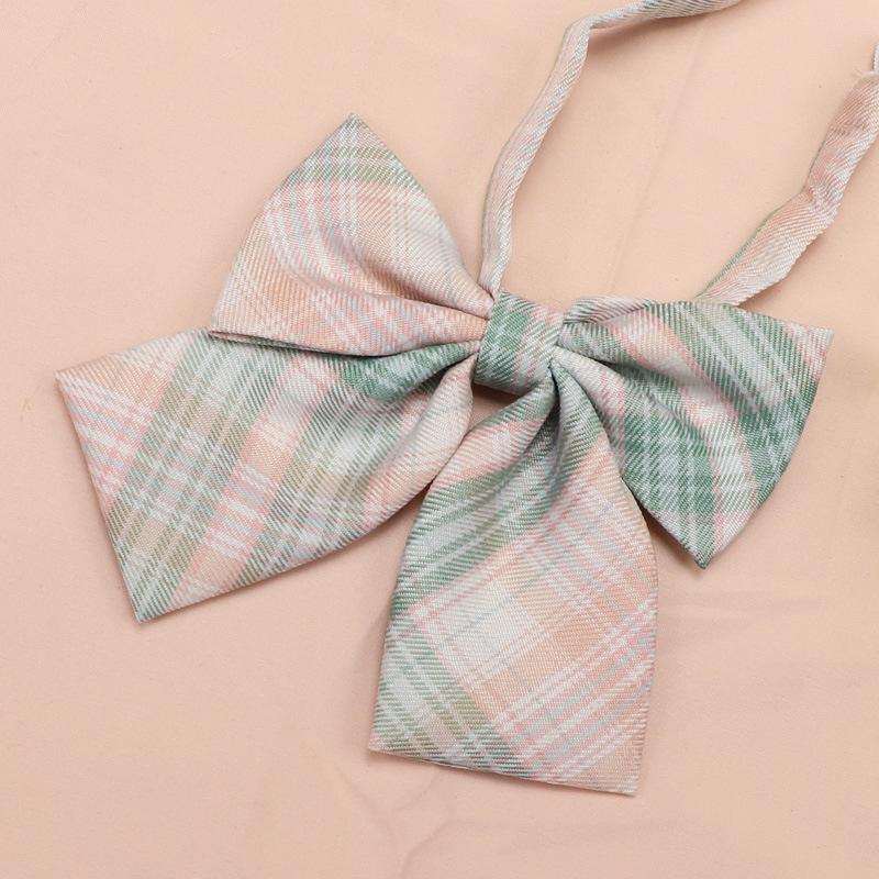 

Japanese Plaid Plaid Jk Bow Tie Collar Women S Graduation Photo College Style Shirt Korean Version Bow Ins Sailor Suit