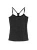 Y2k Striped Tank Top Women Backless Square Neck Crop Tops Going Out Sleeveless Spaghetti Strap Vest Vintage Camisole Streetwear