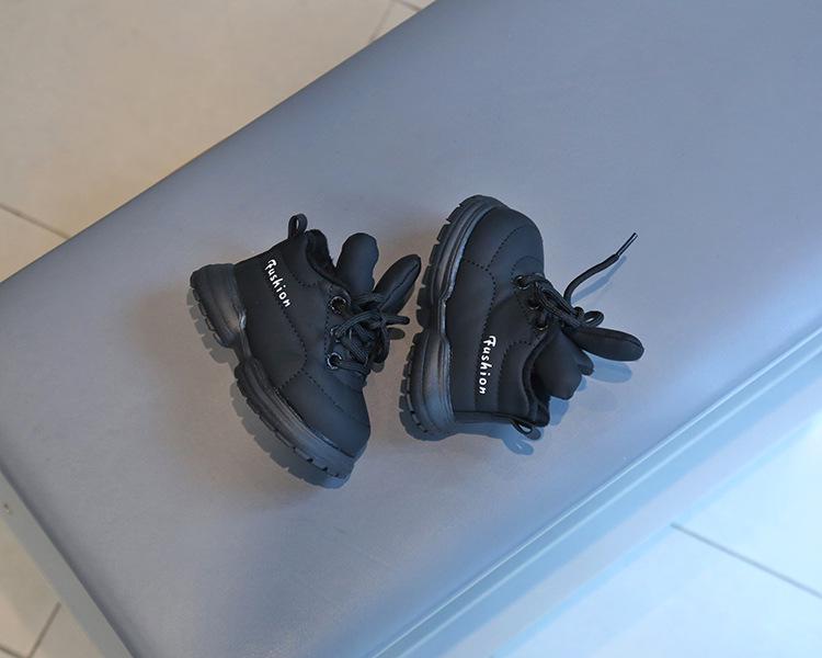 Kids' Winter Fleece-lined High-top Casual Walking Shoes for Boys and Girls