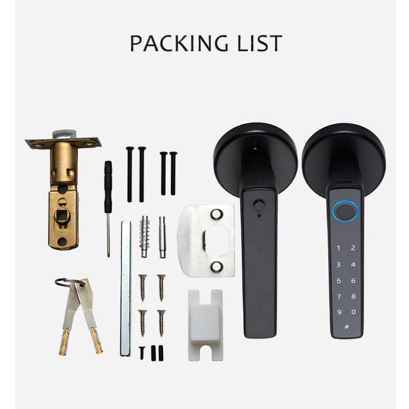 Home Security Remote Lock Bluetooth Wireless Digital Door Lock Smart Fingerprint Door Lock Keyless Entry Door Lock