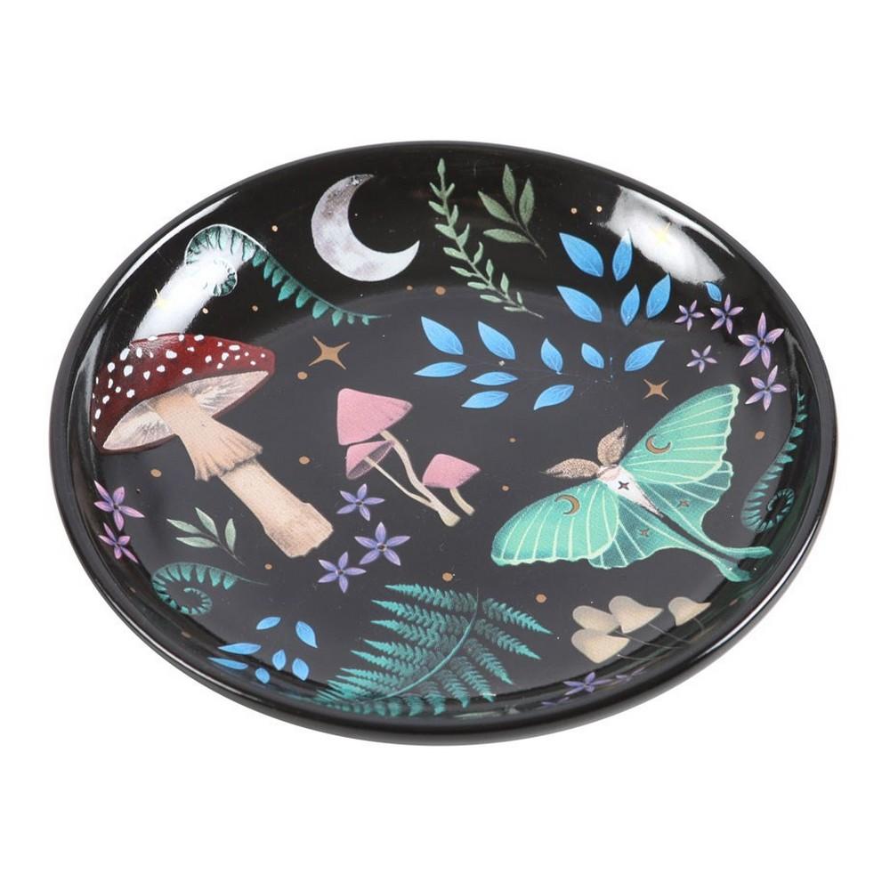 Something Different Dark Forest Round Trinket Dish
