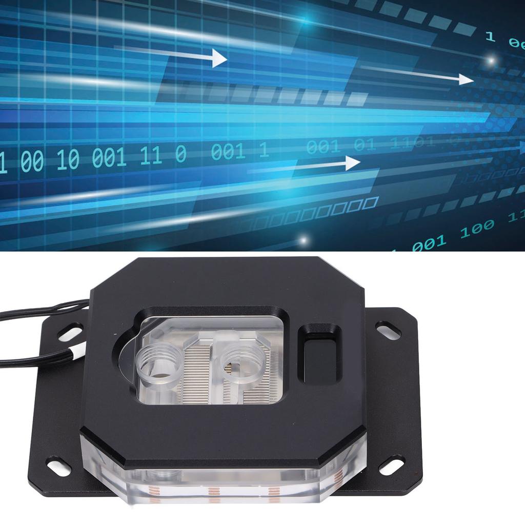 CPU Water Cooler Integrated Digital Temperature Display Screen Strong   Computer Cooling Tool