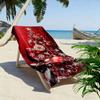 Festive snowflake elegance Print beach towel, quick drying, suitable for travel, outdoor sports, jogging, the beach and swimming, gift
