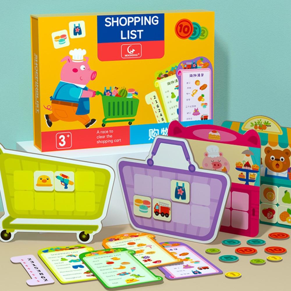List Matching Shopping Toys Thinking Training Early Education Board Game Gift
