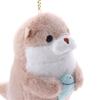 Cute Otters Plush Pendant Keychain Backpack Keyrings Pendant For Kid Boy Girl Women Men Hanging Doll Pendant Pp Cotton