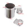 AQIMY Universal Drink Holder for Motorcycle 22-32mm Handlebar Compatible Cup Holder Adjustable Silver (2pcs)