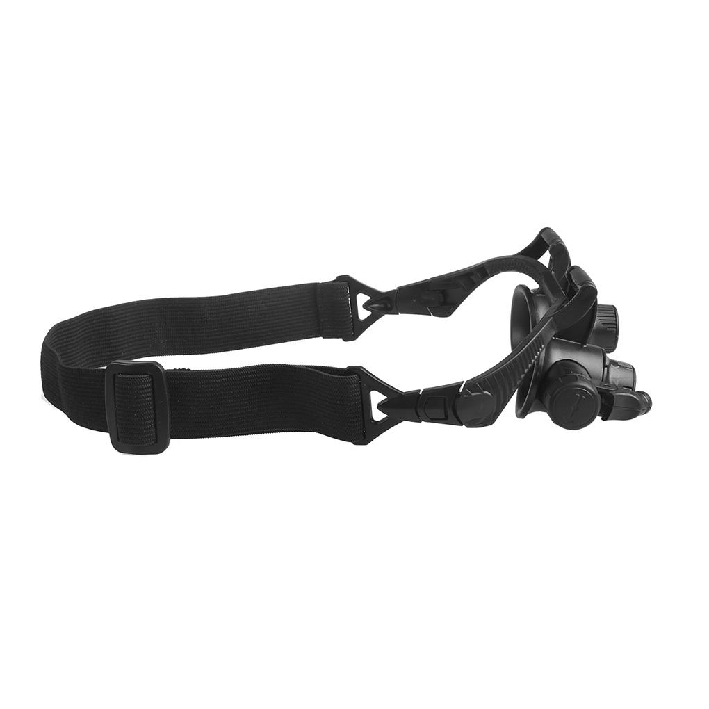 Headband LED Light Glasses Magnifier Watchmaker Jewelry Optical Lens Glass Magnifying Loupe