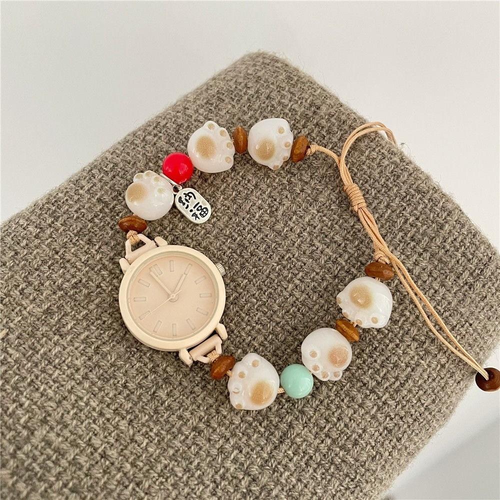 Cat's Paw Bracelet Watch Adjustable Quartz Watch New Chain Watch  Women Girls