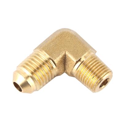 4 AN To 18 NPT Fitting 90 Degree Brass Male Thread Elbow Hose Adapter Anti Corrosion
