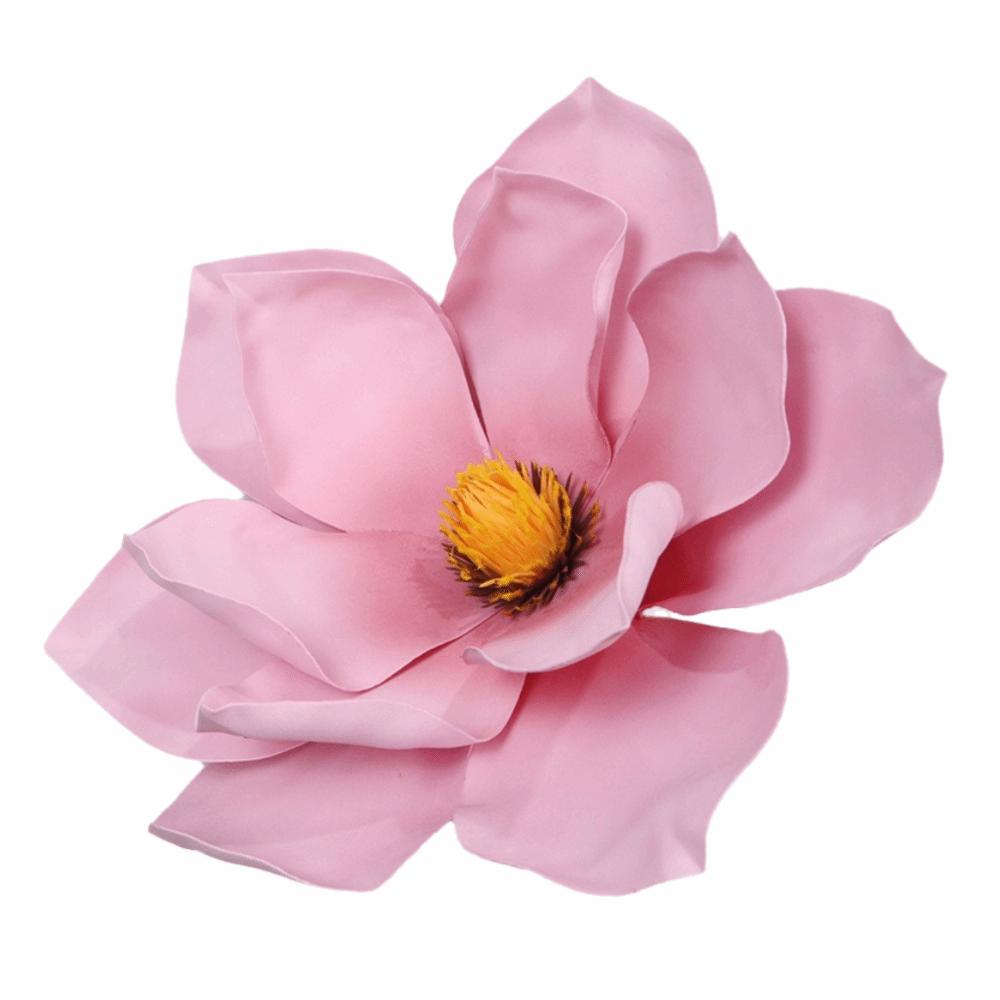45CM Size Simulated Magnolia Flower Large Flower Foam Magnolia  Classroom Decoration розовый