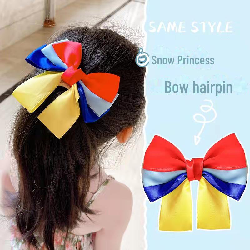 

Заколка для волос «Белоснежка»: Милый корейский аксессуар для волос для маленьких девочек с дизайном в виде ленты