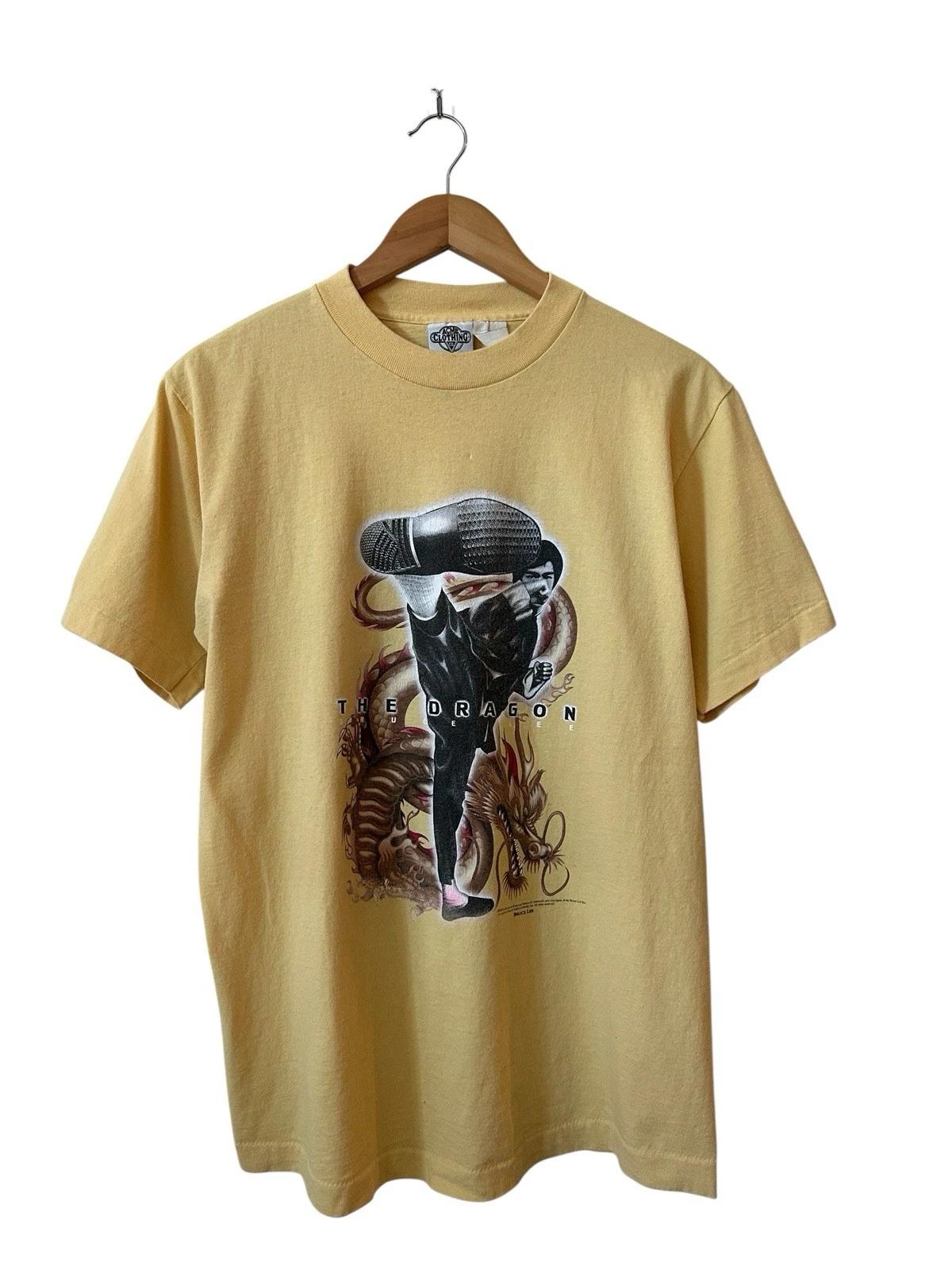 Vintage Bruce Lee T Shirt Men’s Large The Dragon 90’s USA S
