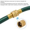 3/4inch Solid Brass Garden Hose Nozzle Connectors Two-way Female Female Connectors Solid Brass Garden Hose