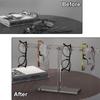 Acrylic Glasses Display Stand To Hold Two Row 14 Pairs of Eyeglasses In Total