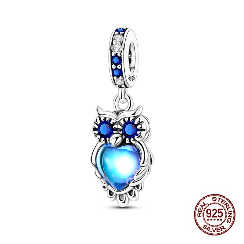 New Animals Charms Copper Sparkling Zircon Pendants Fit Original Charms Bracelets Beads Diy Jewerlry Accessories