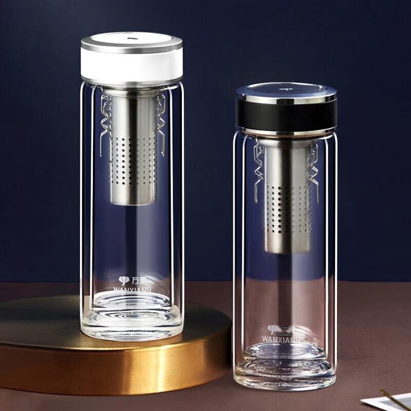 Wanxiang Double-Layer Heat-Resistant Glass Cup