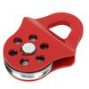 Winch Towing Pulley Snatch Block Towing Pulley 4T Load Bearing Capacity Heavy Duty Winch Pulley Red for Truck Tractor ATV UTV