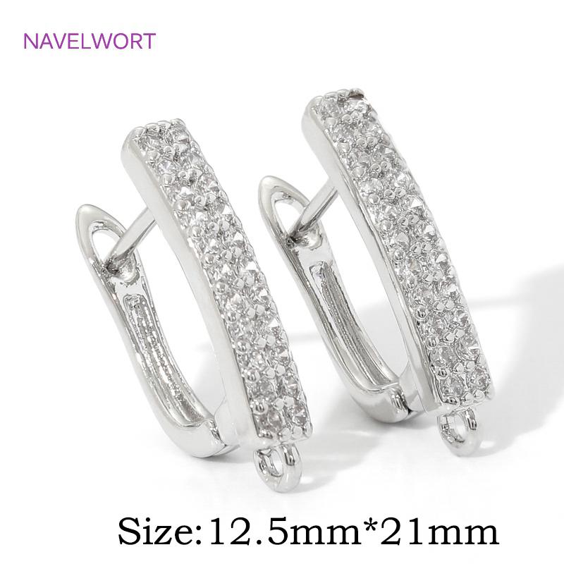 Crochets de Boucles d'Oreilles Plaqués Or 18K Fermoirs Laiton Accessoires de Boucles d'Oreilles Fil d'Oreille Pour Fabrication de Boucles d'Oreilles Apprêts, Accessoires de Fabrication de Boucles d'Oreilles DIY