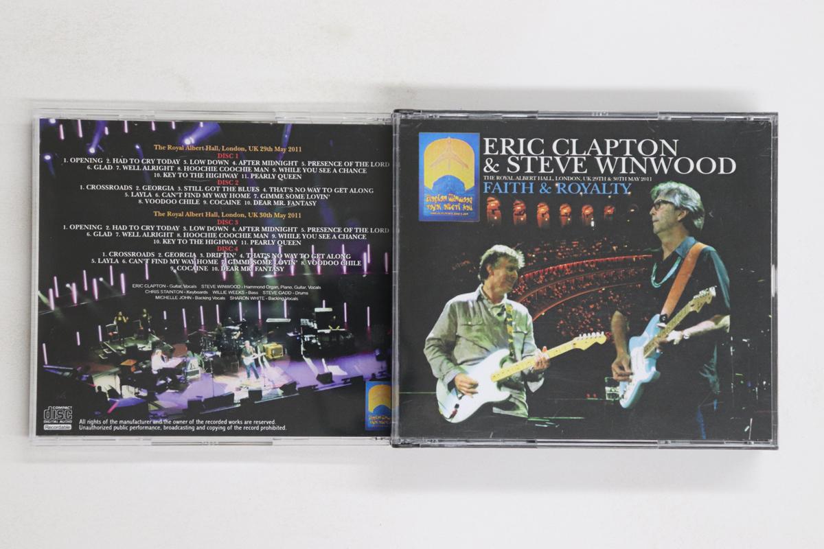 

CD ERIC CLAPTON, STEVE WINWOOD - Faith & Royality (4cd-r) NONE NOT ON LABEL Japan Rock Used