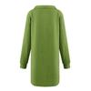 Women's Autumn And Winter Solid Color Lapel Button Long Sleeve  Pullover Casual Dress