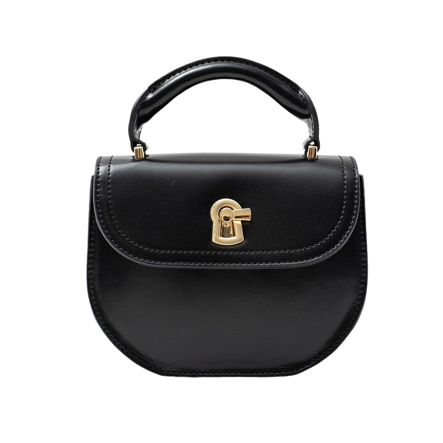 

Creeretoile Shoulder Mini Saddle E-mono Women s Handbag, Bag, 2-Way Pochette, Bag, Bag, Ethical, Stylish, Occasion-Ready [Creeretoile] (Black) чорний