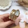 Trendy Snake-Shaped Quartz Bangle Watch for Women – Creative Bracelet Style