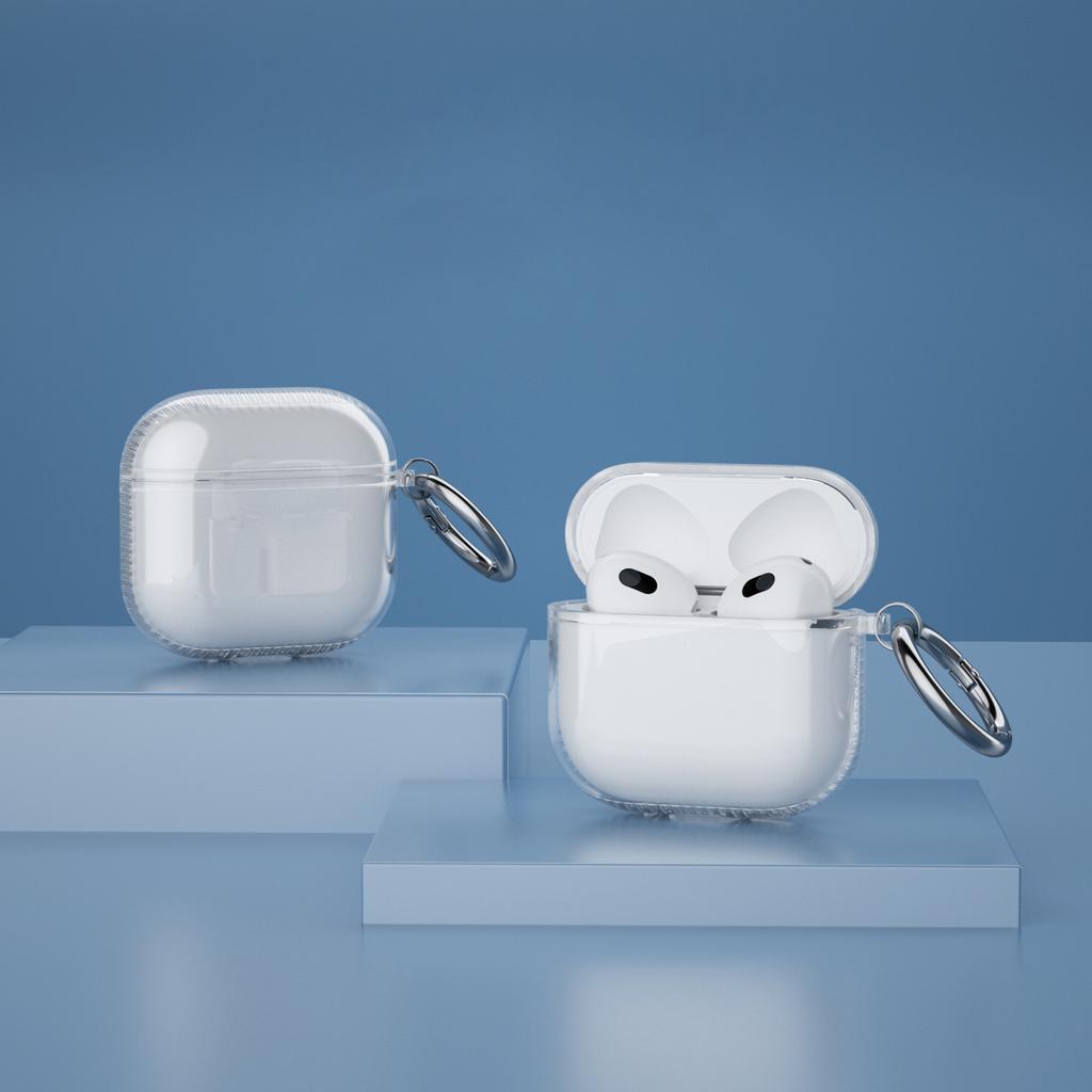 For Beats Powerbeats Pro 2 Case TPU Wireless Earphone Cover with Carabiner