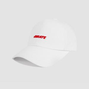 VIBRATE 3D Basic Ball Cap (Red&White)