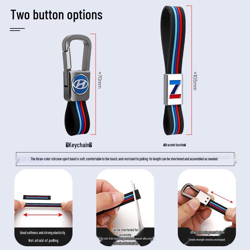 Fifth-Gen Hyundai Tucson L Car Key Case and Metal Shell