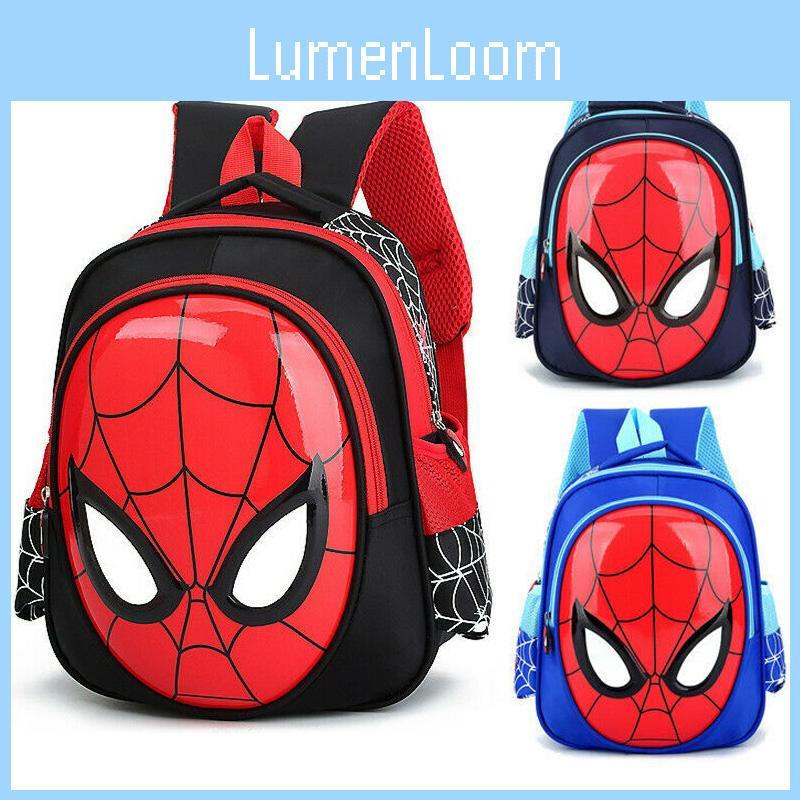 Marvelous 3d Spiderman School Bag Backpack With Durable Material For Kids' Adventures