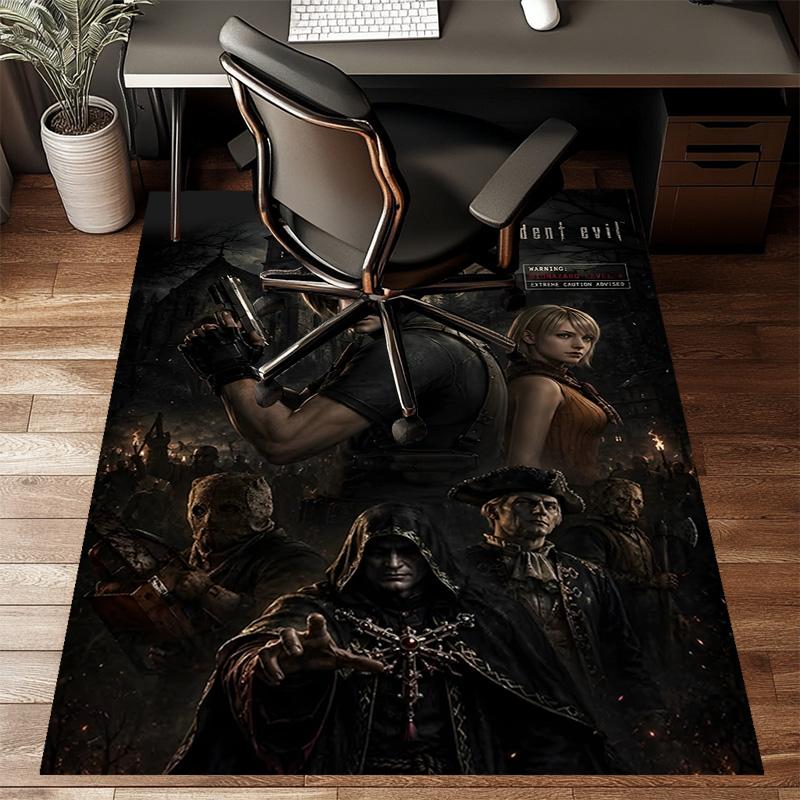 Resident Evil Printed Area Rug Carpet for Bedroom Living Room Home Decor Rugs Mat Non Slip Mat Rug for Bedside