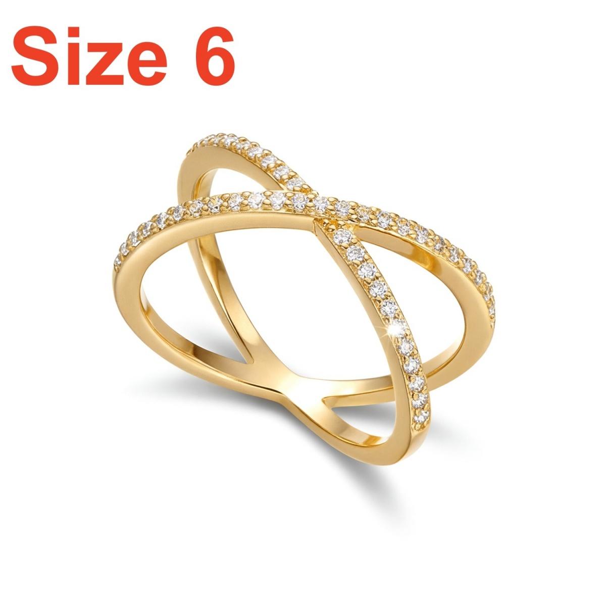 

Minimalist Inlaid CZ Zircon Criss Cross Rings For Women Men Fashion Geometric Cross Circle Finger Ring Daily Versatile Jewelry