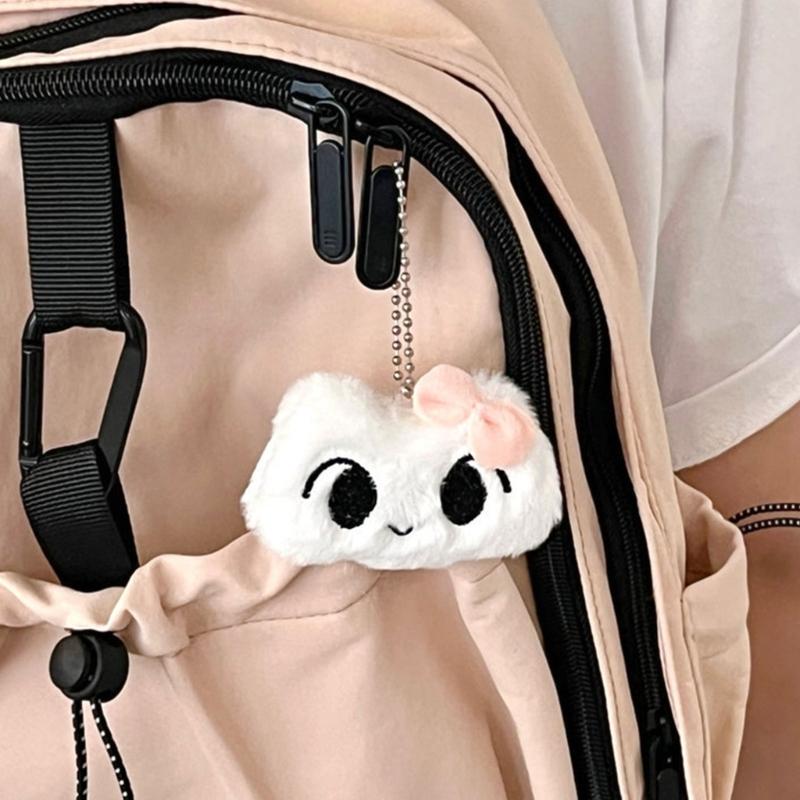 Cute Cartoon Plush Dizzy Cat Keychain Cartoon Dizzy Cat Plush Keychain Adornment Comfortable Feel Stylish Bag Ornament