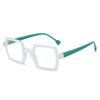 Personalized Square Framed Reading Glasses High-definition Multi-color Presbyopia Glasses Anti-blue Far Sight Eyeglasses